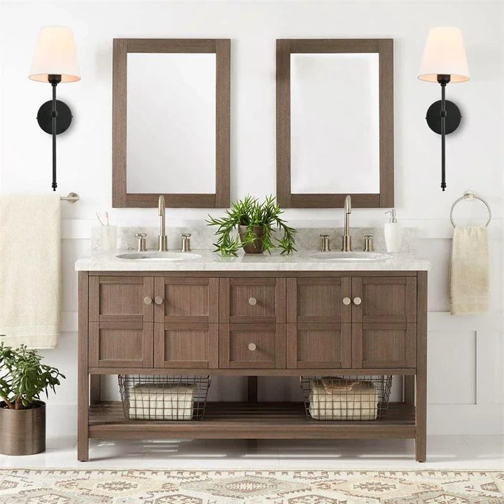 Aurora Linen-Look LED Wall Light