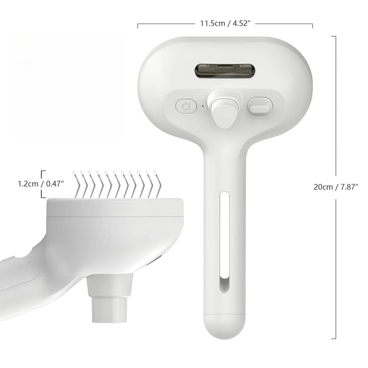 Pet Spray Grooming Comb – De-shedding & Styling Tool for Dogs and Cats