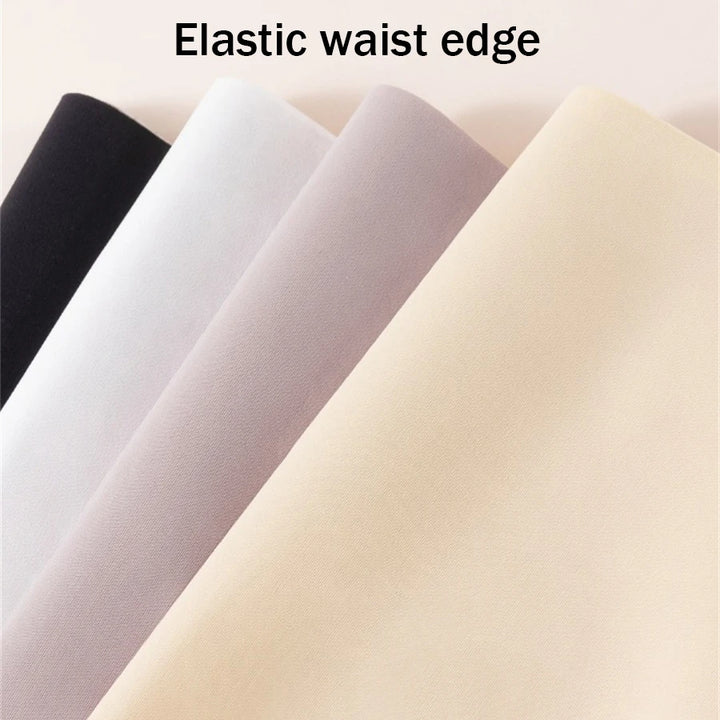 Women high-waist ice silk underwear with tummy-control hip-lifting