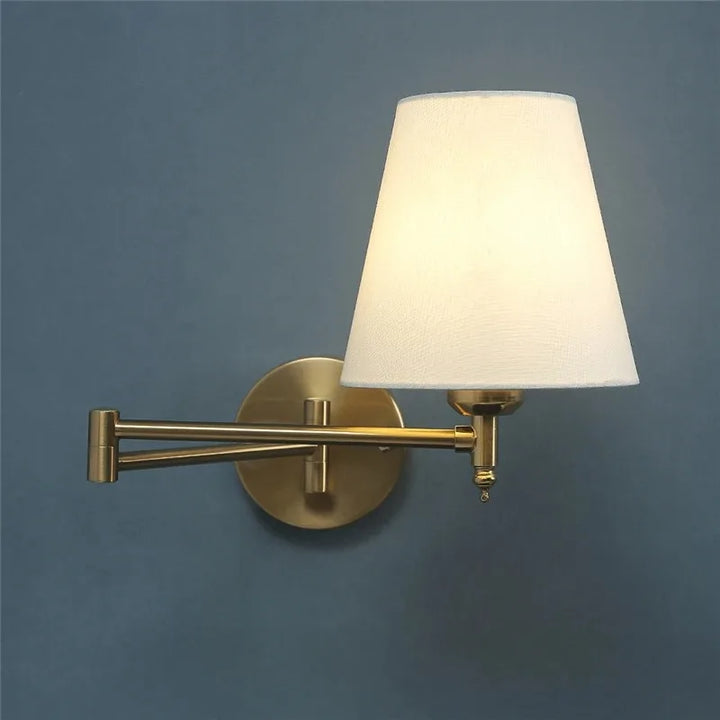 Aurora Linen-Look LED Wall Light