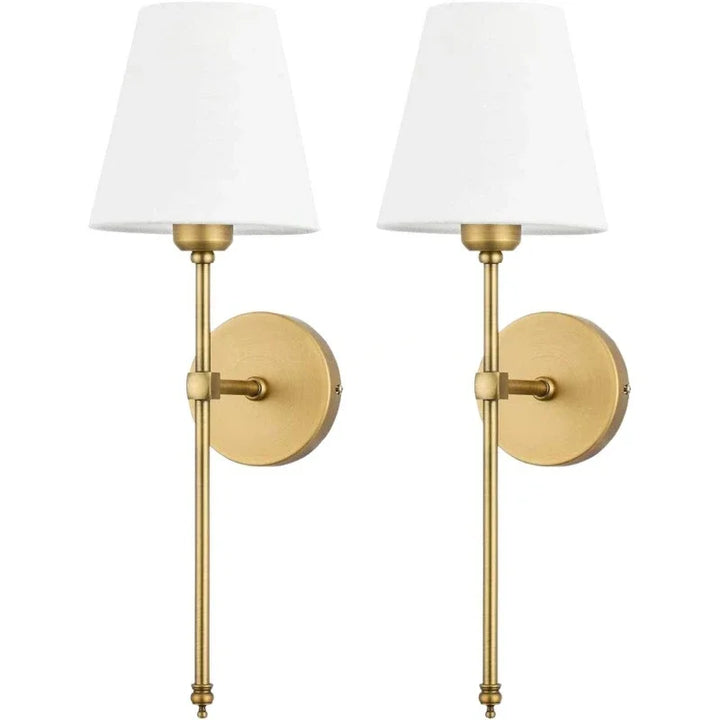 Aurora Linen-Look LED Wall Light